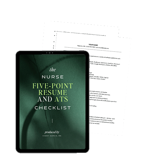 Free New Nurse Resume for New Grads